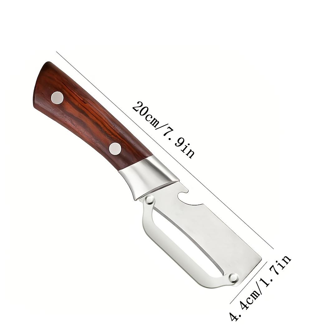 Multifunctional Stainless Steel Peeler – Wooden Handle,perfect for sugarcane,pineapple,potato & carrot.Essential kitchen gadget! коричневий
Multifunctional Stainless Steel Peeler – Wooden Handle,perfect for sugarcane,pineapple,potato & carrot.Essential kitchen gadget! коричневий