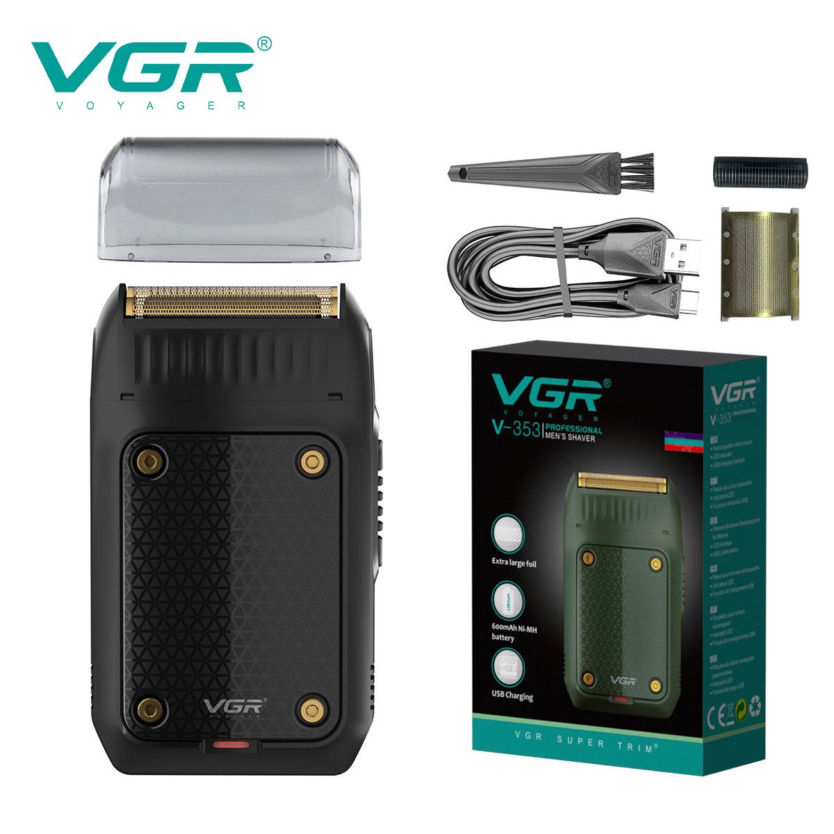 VGR V-353 Shaver Professional Razor Electric Shaving Machine Portable Beard Trimmer Rechargeable Razor Mini Shaver for Men USB
VGR V-353 Shaver Professional Razor Electric Shaving Machine Portable Beard Trimmer Rechargeable Razor Mini Shaver for Men USB