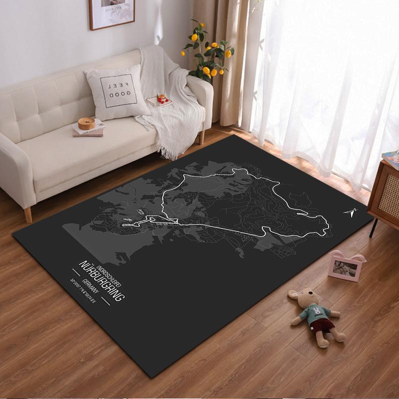 Nürburgring Track Map for Car Racing Enthusiasts Rug Suitable for use as an anti-slip game mat for living room and bedroom sofas 40x60cm( 15x23in )
Nürburgring Track Map for Car Racing Enthusiasts Rug Suitable for use as an anti-slip game mat for living room and bedroom sofas 40x60cm( 15x23in )