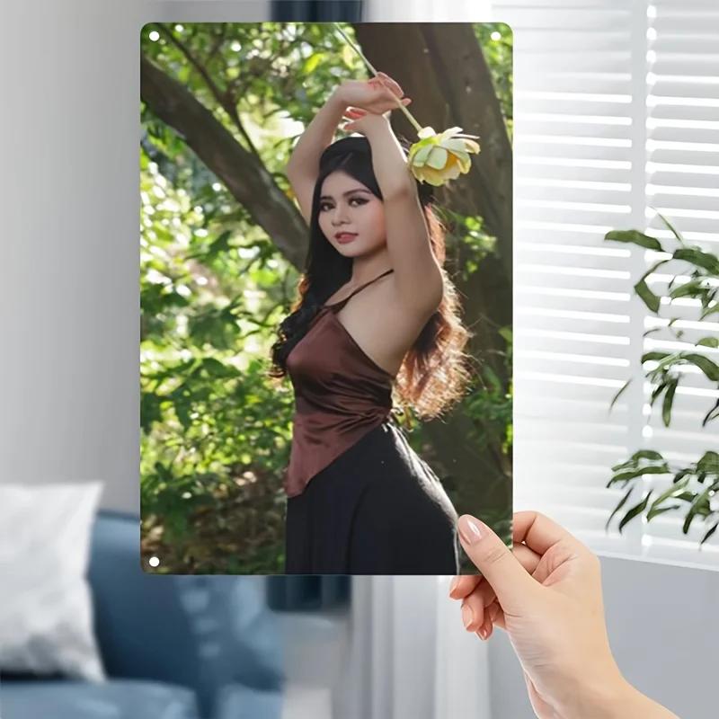 Vintage Metal Wall Art, Female Dancer Sign with Floral Accent, Durable 2D Flat Poster Plate 20x30cm
Vintage Metal Wall Art, Female Dancer Sign with Floral Accent, Durable 2D Flat Poster Plate 20x30cm
