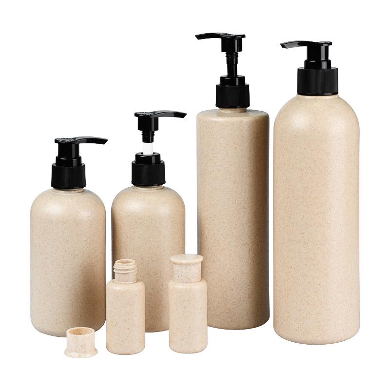 Biodegradable Wheat Straw Shampoo & Conditioner Bottles - 30ml, 100ml, 250ml, 500ml Cosmetic & Skincare Packaging. 30 Flat Shoulder; Straw Bottle; Bare Bottle
Biodegradable Wheat Straw Shampoo & Conditioner Bottles - 30ml, 100ml, 250ml, 500ml Cosmetic & Skincare Packaging. 30 Flat Shoulder; Straw Bottle; Bare Bottle