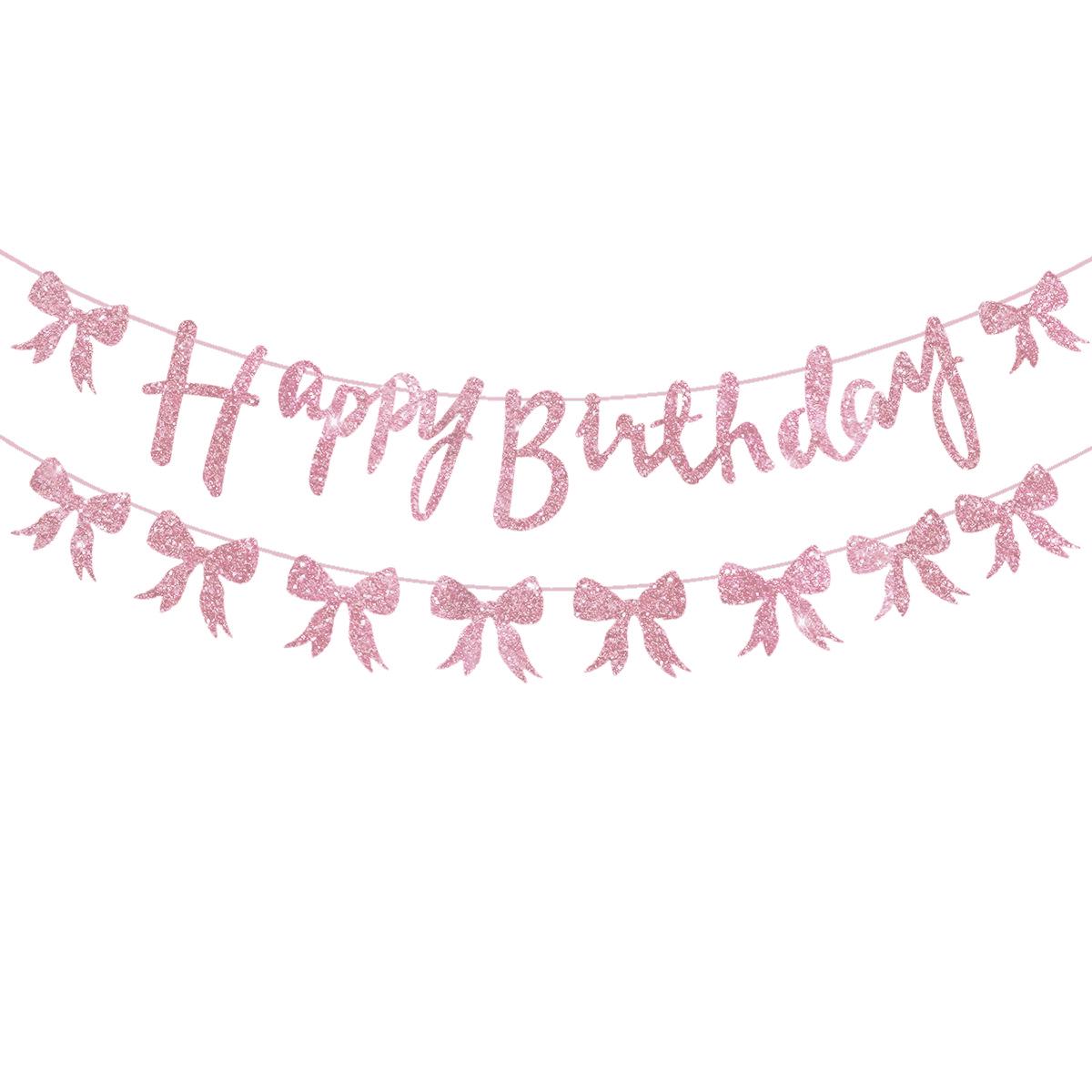 Pink & Black Glitter Bow Birthday Banner Decoration золотий/Яскраво-рожевий
Pink & Black Glitter Bow Birthday Banner Decoration золотий/Яскраво-рожевий