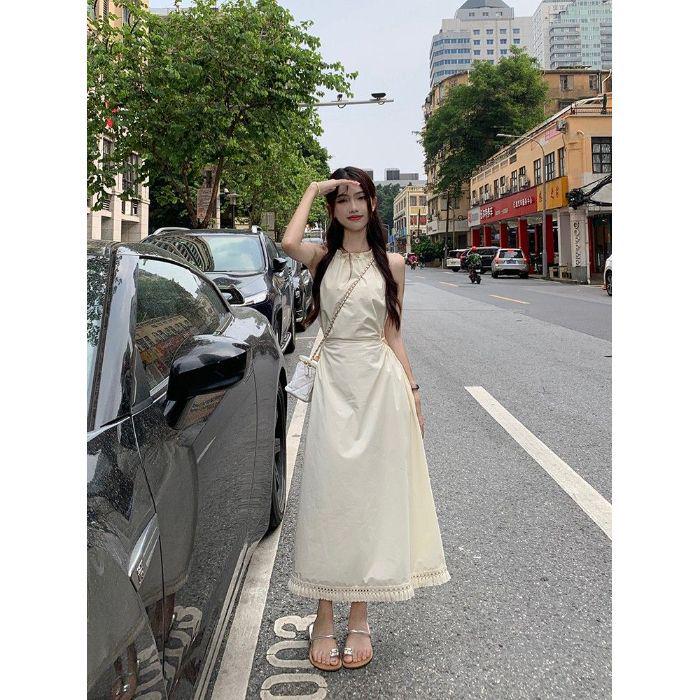 2026 Trendy Tassel Lace-up Halter Dress with Cutouts - Slimming Vacation Style. XL абрикосовый
2026 Trendy Tassel Lace-up Halter Dress with Cutouts - Slimming Vacation Style. XL абрикосовый