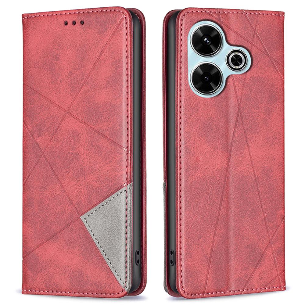 For Xiaomi Redmi 13 5G/13 4G/Poco M6 4G Case PU Leather Phone Cover Rhombus Shockproof Flip Red
For Xiaomi Redmi 13 5G/13 4G/Poco M6 4G Case PU Leather Phone Cover Rhombus Shockproof Flip Red