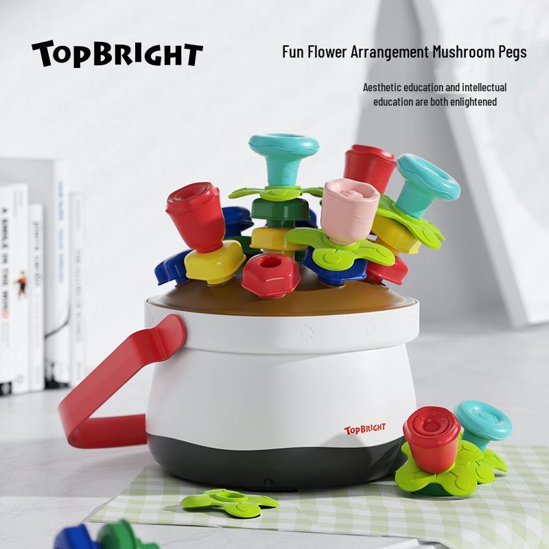 Te Bao Er Children s Floral Mushroom Pegboard Toddler Art & Education Toys 20x20.6x16.5 cm
Te Bao Er Children s Floral Mushroom Pegboard Toddler Art & Education Toys 20x20.6x16.5 cm
