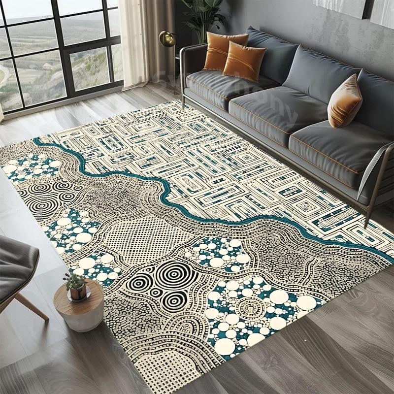 Aboriginal Dot Art Geometric Area Rug Non Slip Wear Resistant Soft Washable Entryway Floor Mat for Living Room Bedroom Decor 40X60cm
Aboriginal Dot Art Geometric Area Rug Non Slip Wear Resistant Soft Washable Entryway Floor Mat for Living Room Bedroom Decor 40X60cm