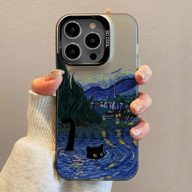 Great Art Van Gogh Oil Painting Phone Case for IPhone 16 15 14 13 12 11 Pro Max Mini Plus Black Cat Shockproof Fundas Cover iPhone 13Pro
Great Art Van Gogh Oil Painting Phone Case for IPhone 16 15 14 13 12 11 Pro Max Mini Plus Black Cat Shockproof Fundas Cover iPhone 13Pro