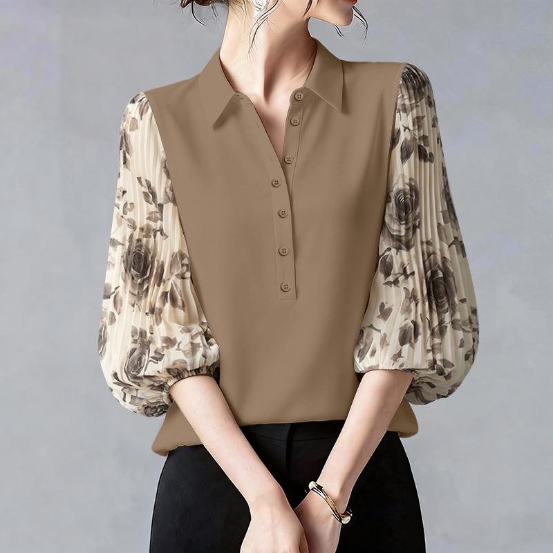 ZANZEA Women Casual Turn Down Collar Loose Prin Splice 3/4 Sleeve Blouse 5XL коричневий
ZANZEA Women Casual Turn Down Collar Loose Prin Splice 3/4 Sleeve Blouse 5XL коричневий