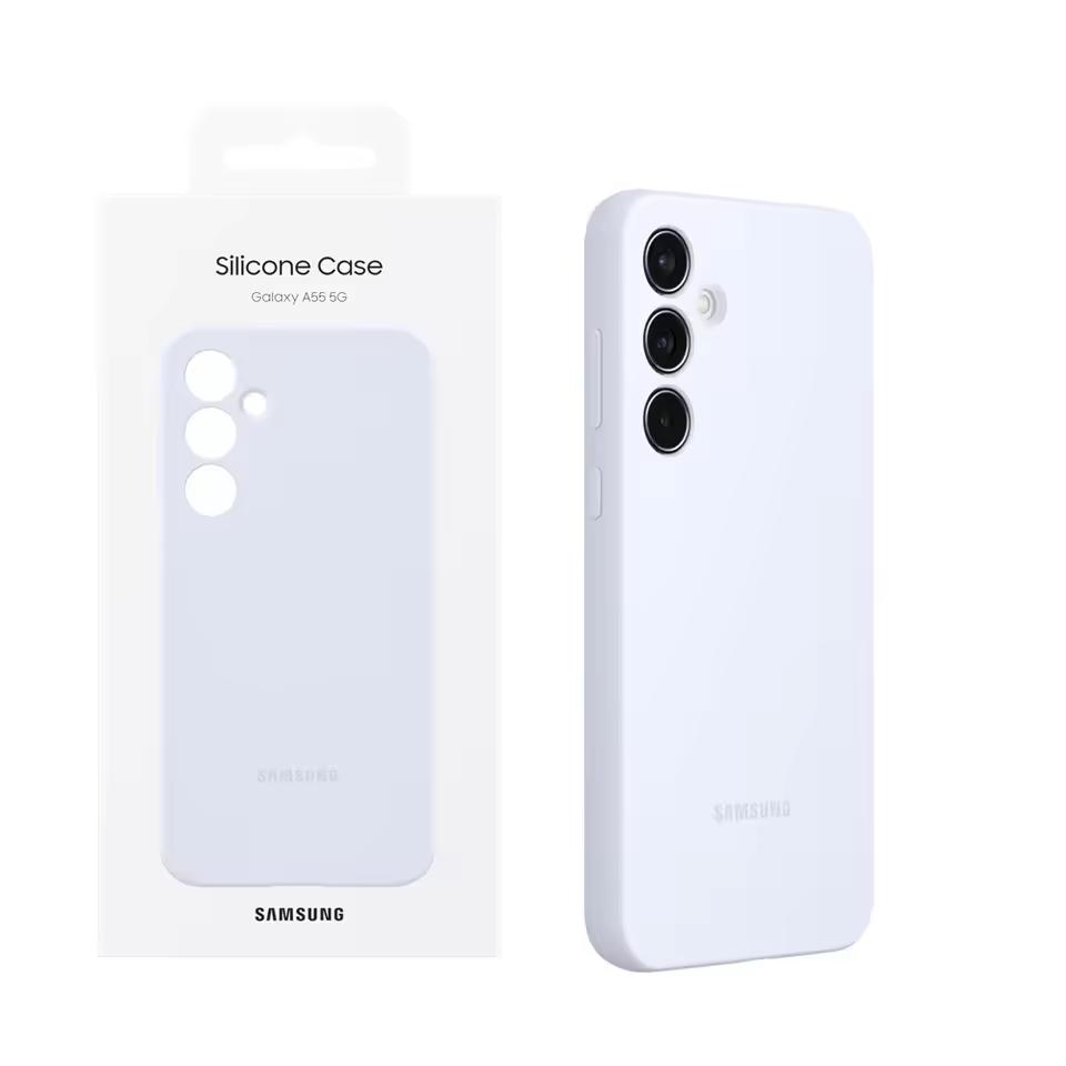 Оригінальний силіконовий чохол-накладка Samsung для Samsung Galaxy A55 5G, м який, ударостійкий корпус, чохол для телефону світло-синій колір
Оригінальний силіконовий чохол-накладка Samsung для Samsung Galaxy A55 5G, м який, ударостійкий корпус, чохол для телефону світло-синій колір