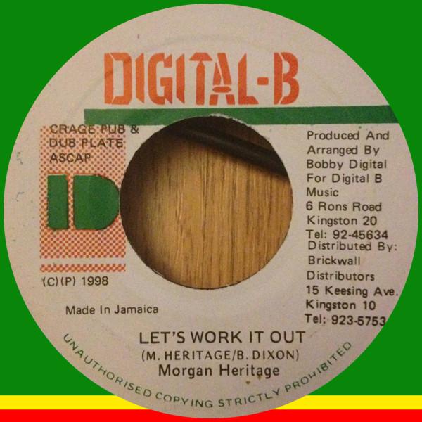 7inch Record MORGAN HERITAGE - Let s Work It Out NONE Digital-B 1998 Jamaica Reggae, Ska & Dub Used
7inch Record MORGAN HERITAGE - Let s Work It Out NONE Digital-B 1998 Jamaica Reggae, Ska & Dub Used