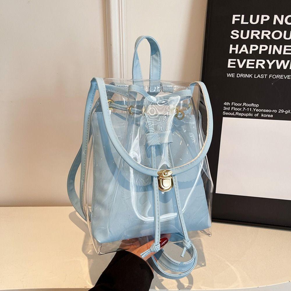 Large Capacity School Backpack PVC Camping Bag Trip Laptop Rucksack Travel чорний
Large Capacity School Backpack PVC Camping Bag Trip Laptop Rucksack Travel чорний