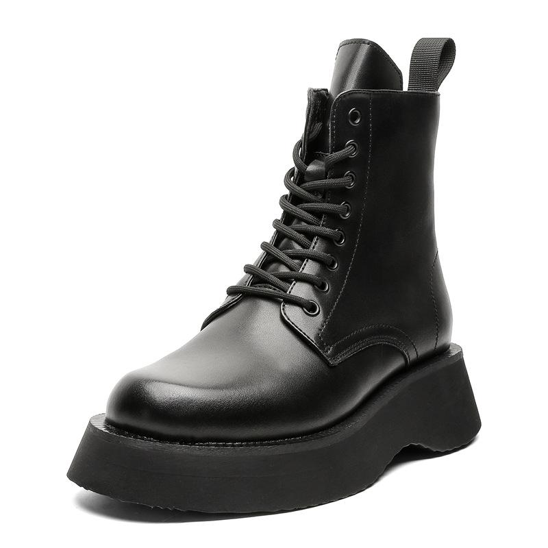 Ботинки Мартина мужские 2024 новые на толстой подошве с увеличением роста кожаные ботинки в британском стиле высокие кожаные ботинки 23411-R 38 чёрный
Ботинки Мартина мужские 2024 новые на толстой подошве с увеличением роста кожаные ботинки в британском стиле высокие кожаные ботинки 23411-R 38 чёрный