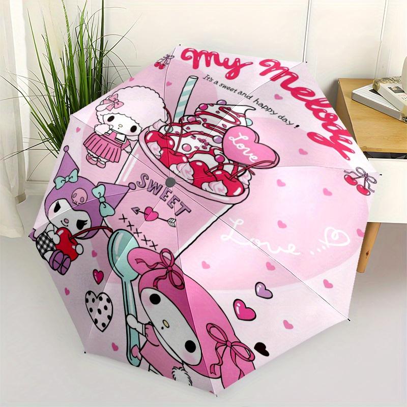 Love Sweet My Melody Automatic Open/CloseUmbrella-CuteUmbrella with Cute Design, Portable 3-Fold Compact Umbrella for Men & Women, Valentine s Day Mot
Love Sweet My Melody Automatic Open/CloseUmbrella-CuteUmbrella with Cute Design, Portable 3-Fold Compact Umbrella for Men & Women, Valentine s Day Mot