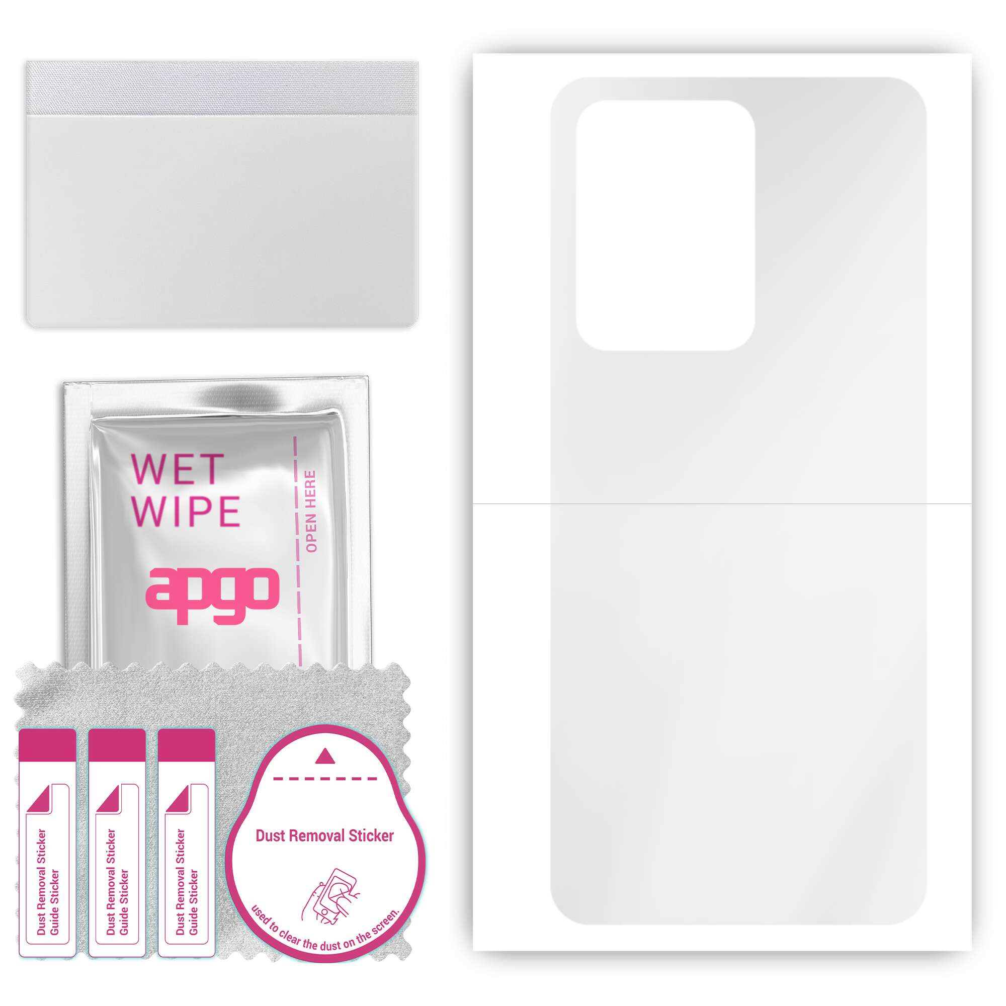 apgo Ultra Clear Protective Skin Sticker for the back compatible with Vivo IQOO Z6 V2220A, Wrap Film, Hydrogel Film, Flexible, Soft TPU with positioni
apgo Ultra Clear Protective Skin Sticker for the back compatible with Vivo IQOO Z6 V2220A, Wrap Film, Hydrogel Film, Flexible, Soft TPU with positioni
