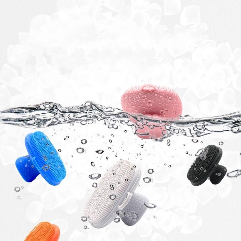 Solid Color Silicone Facial Brush Food Grade Silicone Facial Face Scrubber Brush Take a bath білий
Solid Color Silicone Facial Brush Food Grade Silicone Facial Face Scrubber Brush Take a bath білий