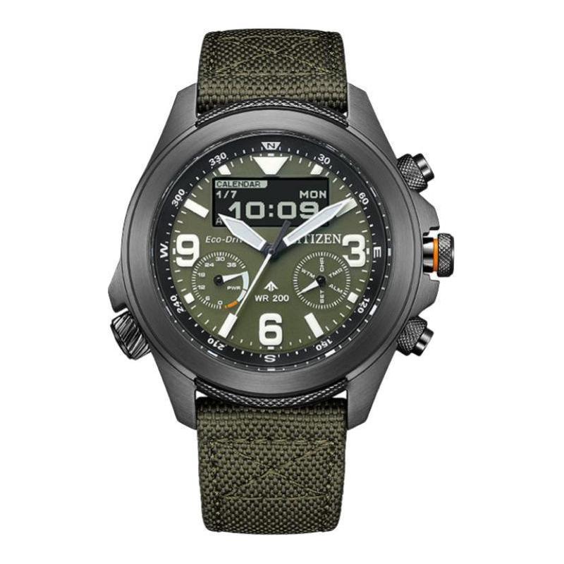 CITIZEN PROMASTER series 200 meters waterproof, light Quartz, nylon strap, , men s watch, green dial JV1005-02W синій
CITIZEN PROMASTER series 200 meters waterproof, light Quartz, nylon strap, , men s watch, green dial JV1005-02W синій