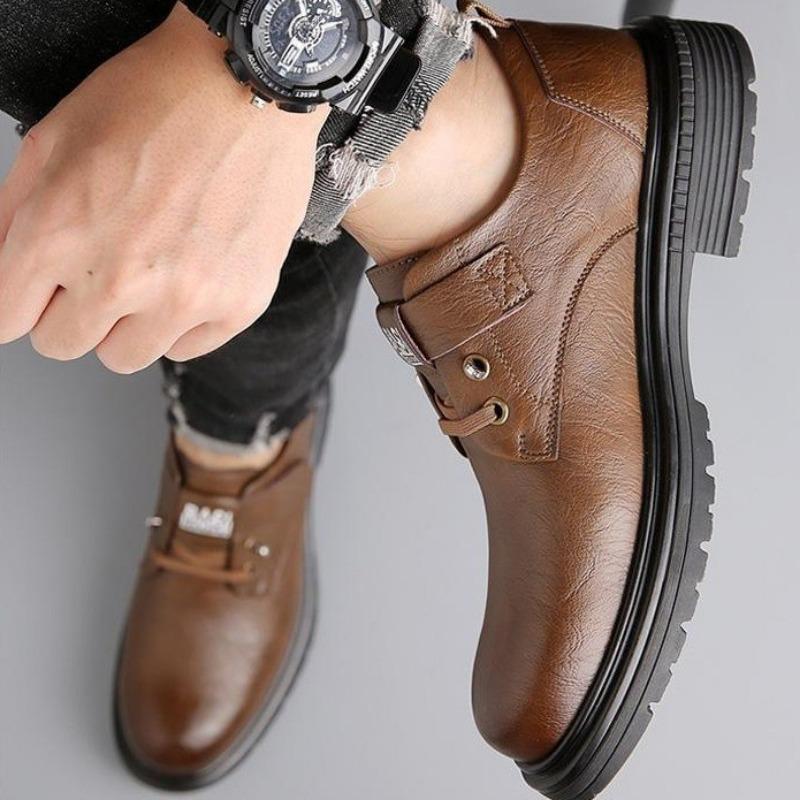 Повседневная кожаная обувь модный тренд универсальная мужская обувь мягкая подошва дышащая легкая роскошь простая и удобная деловая обувь 44
Повседневная кожаная обувь модный тренд универсальная мужская обувь мягкая подошва дышащая легкая роскошь простая и удобная деловая обувь 44