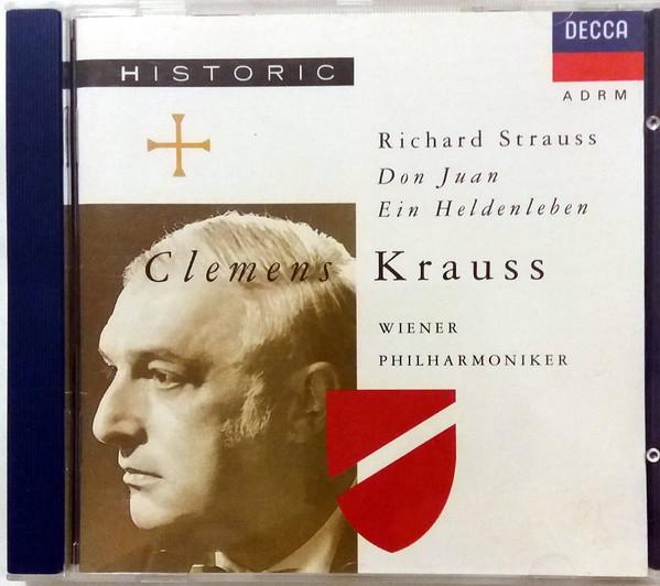 CD STRAUSS, KRAUSS; VPO - Don Juan / Ein Heldenleben 4259932 Decca 1992 Germany Classical Used
CD STRAUSS, KRAUSS; VPO - Don Juan / Ein Heldenleben 4259932 Decca 1992 Germany Classical Used