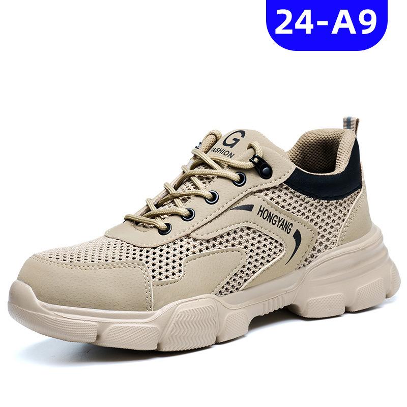 Oulylan Men s Safety Shoes Anti-Smash Anti-Puncture Summer Breathable Work Shoes Lightweight Anti-Slip Construction Shoes 46
Oulylan Men s Safety Shoes Anti-Smash Anti-Puncture Summer Breathable Work Shoes Lightweight Anti-Slip Construction Shoes 46