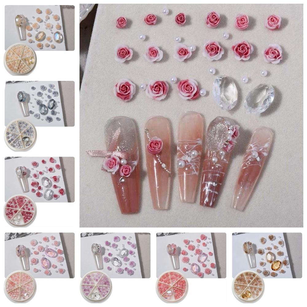 DIY Nail Charms Rose Pearl Nail Decorations Camellia Nail Accessories Nail Salon
DIY Nail Charms Rose Pearl Nail Decorations Camellia Nail Accessories Nail Salon