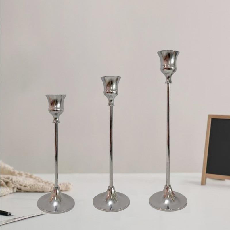Brass Gold/Black Metal Tapered Candle Holders, Vintage Modern Decorative Centerpiece Candlestick for Fireplace 3pcs(S+M+L) срібний
Brass Gold/Black Metal Tapered Candle Holders, Vintage Modern Decorative Centerpiece Candlestick for Fireplace 3pcs(S+M+L) срібний