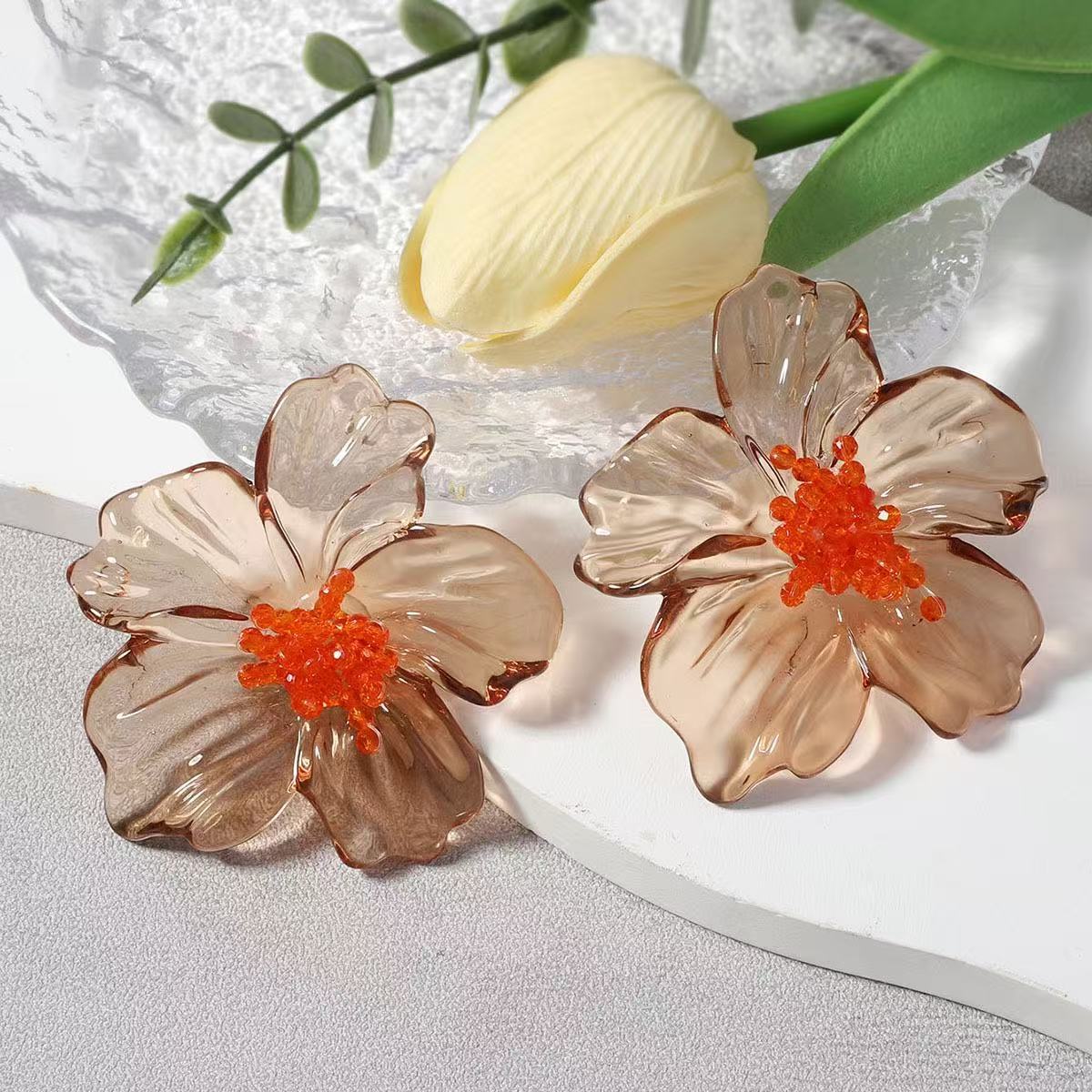 Delicate Colorful Resin Flower Earrings for Women Girls Luxury High Quality Elegant Christmas Party Jewelry Accessories
Delicate Colorful Resin Flower Earrings for Women Girls Luxury High Quality Elegant Christmas Party Jewelry Accessories
