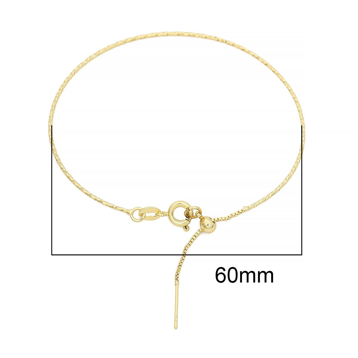 Многофункциональный регулируемый браслет, медь, гальваника, 14-каратное золотое покрытие, 1 шт./пакет 60mm*1pcs/bag
Многофункциональный регулируемый браслет, медь, гальваника, 14-каратное золотое покрытие, 1 шт./пакет 60mm*1pcs/bag