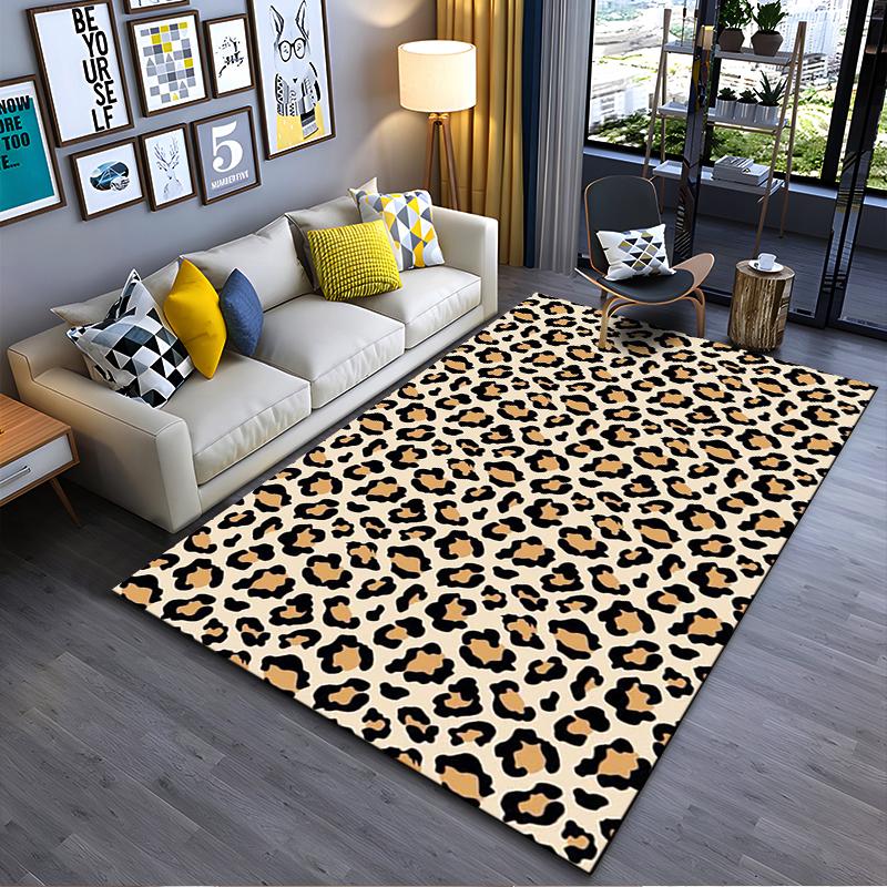 Leopard Print Carpet for Living Room, Modern Style Beige Rug Decor. Suitable for use as an anti-slip for living room bedroom sofas 40x60cm( 15x23in )
Leopard Print Carpet for Living Room, Modern Style Beige Rug Decor. Suitable for use as an anti-slip for living room bedroom sofas 40x60cm( 15x23in )