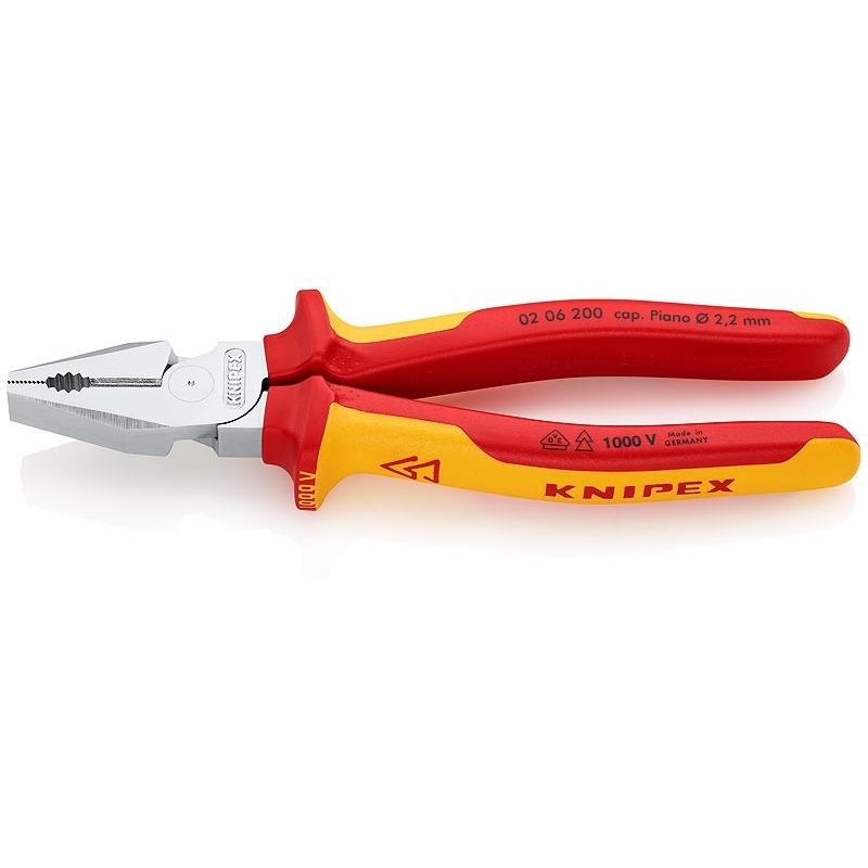 Клещи Knipex комбинированные специальной мощности Vde 200 мм, хромированные, 2-комп., диэлектрические ручки
Клещи Knipex комбинированные специальной мощности Vde 200 мм, хромированные, 2-комп., диэлектрические ручки