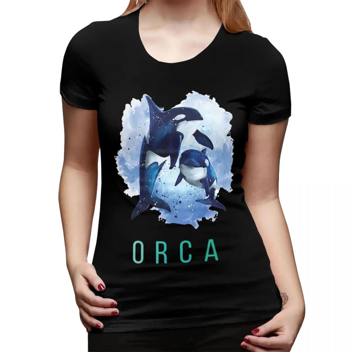Orca Aquatic Sea Ocean Killer Whale TShirt for Women Round Neck Streetwear T Shirts Womens Tees Short Summer Clothes Tops 4XL
Orca Aquatic Sea Ocean Killer Whale TShirt for Women Round Neck Streetwear T Shirts Womens Tees Short Summer Clothes Tops 4XL