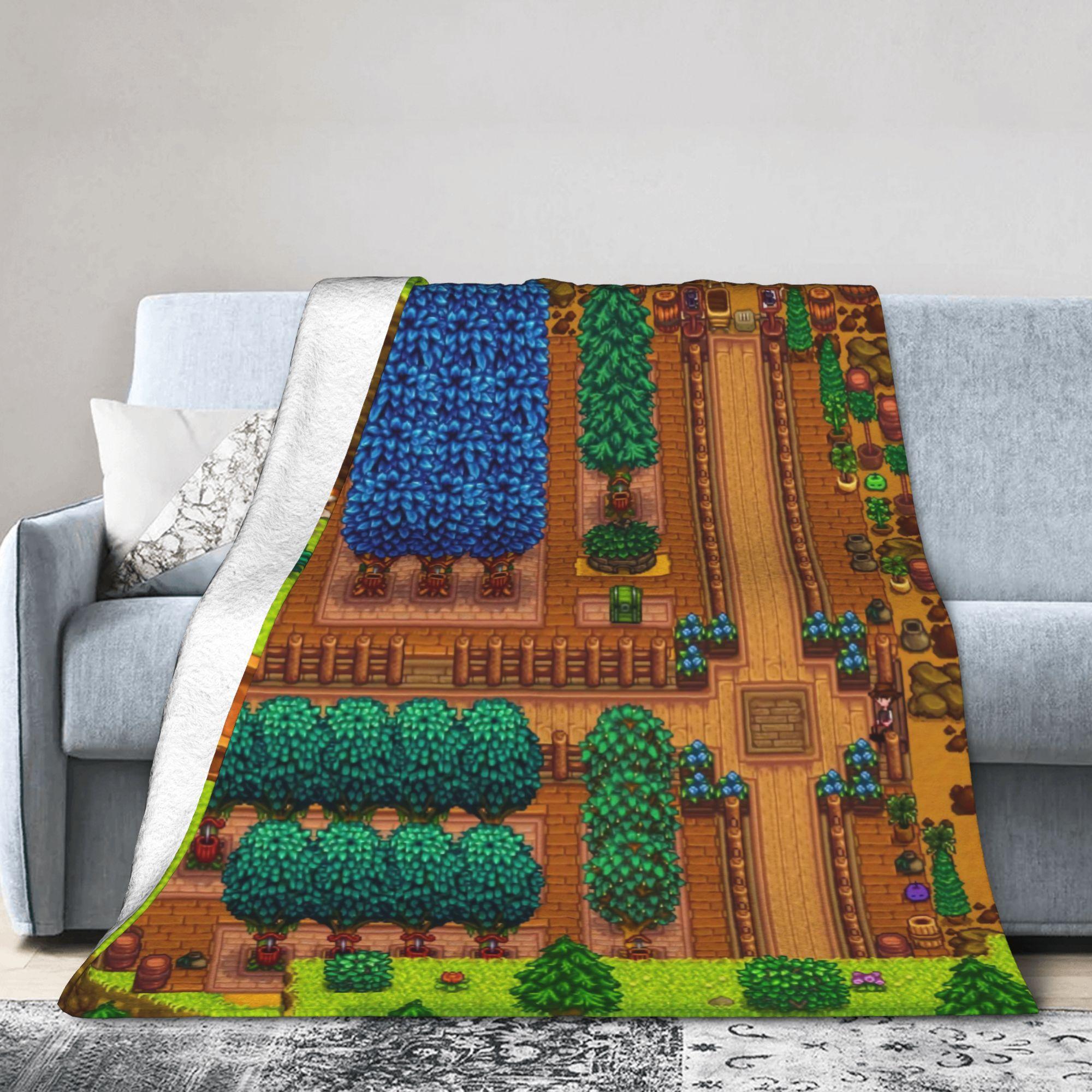 Stardew Valley Кемпінг біля кар єру Плюшева ковдра Дівчата Хлопці Фланелева плед-ковдра для дивана ліжка Дуже тепла Якісна покривало Подарунок 30x40in
Stardew Valley Кемпінг біля кар єру Плюшева ковдра Дівчата Хлопці Фланелева плед-ковдра для дивана ліжка Дуже тепла Якісна покривало Подарунок 30x40in