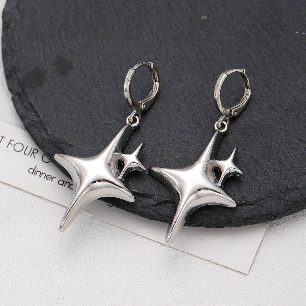 Fashion Silver Color Star Dangle Earring Heart Hoop Simple Design Pendant Earrings Y2K Stud Earrings Jewelry
Fashion Silver Color Star Dangle Earring Heart Hoop Simple Design Pendant Earrings Y2K Stud Earrings Jewelry