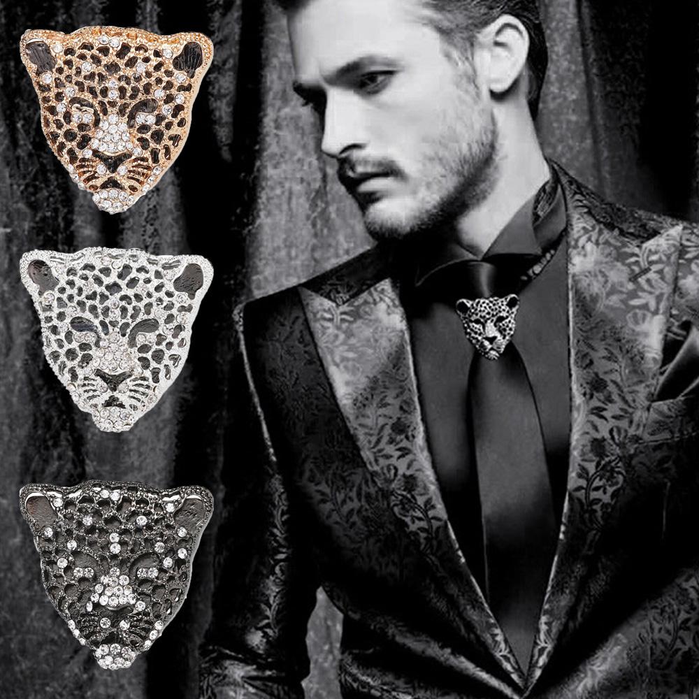 Rhinestone Luxurious Collar Pins Retro Men Badges Leopard Brooch Rhinestone Brooch Male Ornaments срібний
Rhinestone Luxurious Collar Pins Retro Men Badges Leopard Brooch Rhinestone Brooch Male Ornaments срібний