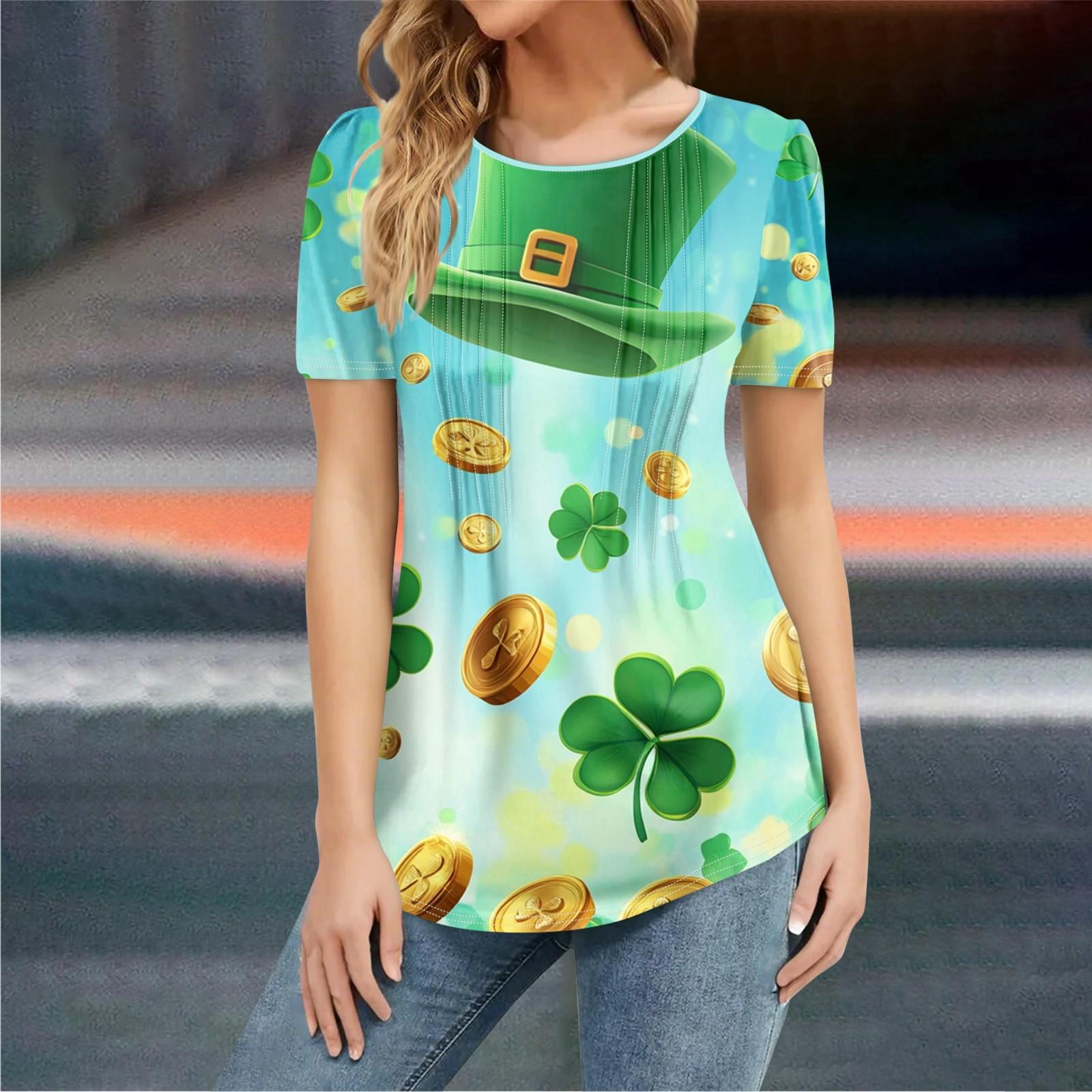 Жіноча мода Casual St. Топ з принтом Patrick, сорочка з коротким рукавом, вільний пуловер XL
Жіноча мода Casual St. Топ з принтом Patrick, сорочка з коротким рукавом, вільний пуловер XL