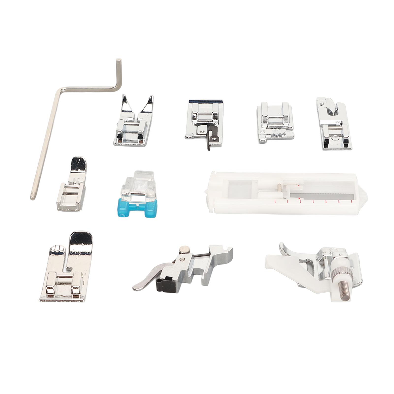 Набор из 10 прижимных лапок для швейной машины с искателем прижимных лапок, плоские, из нержавеющей стали
Набор из 10 прижимных лапок для швейной машины с искателем прижимных лапок, плоские, из нержавеющей стали