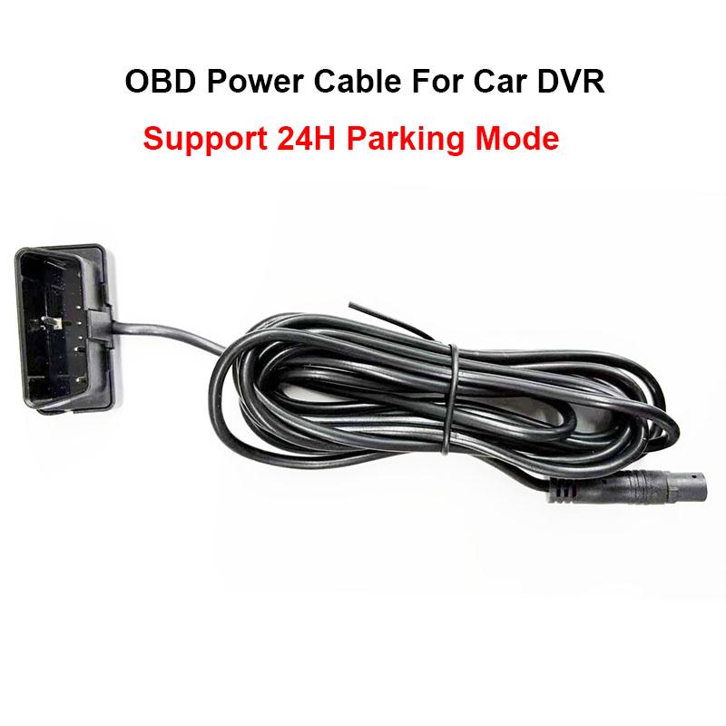 OBD Power Cable For Car DVR Video Recorder WiFI Dash Cam 24H Parking Mode Cable For Cars OBD 2 Connector 8 Pins Easy to Install obd cable
OBD Power Cable For Car DVR Video Recorder WiFI Dash Cam 24H Parking Mode Cable For Cars OBD 2 Connector 8 Pins Easy to Install obd cable