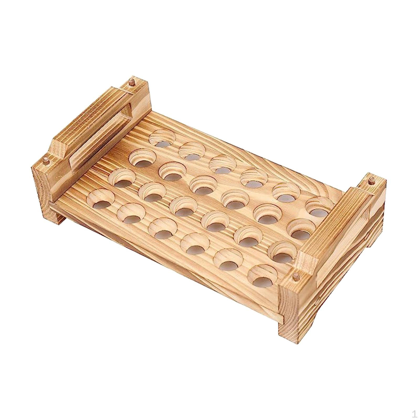 Wooden Egg Holder Tray Organization with Handles Multifunctional Storage Rack Container for
Wooden Egg Holder Tray Organization with Handles Multifunctional Storage Rack Container for