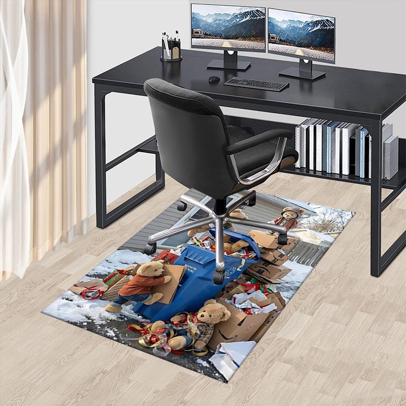 1pc Teddy Bear Christmas Gift: Anime Cartoon Design Office Chair Mat - Non-Slip Carpet for Home Decor, Living Room, Bedroom, Game Room & Dormitory.C00 60cm by 90cm
1pc Teddy Bear Christmas Gift: Anime Cartoon Design Office Chair Mat - Non-Slip Carpet for Home Decor, Living Room, Bedroom, Game Room & Dormitory.C00 60cm by 90cm