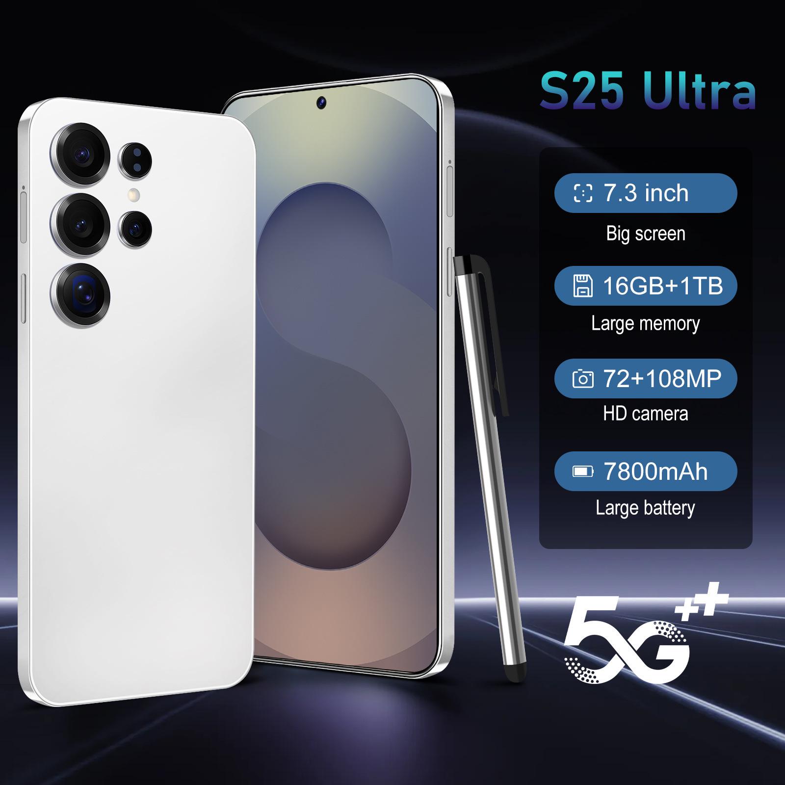 S25 Ultra 5G Smartphone with External Pen, Large Screen, Android 15 - New Hot-Selling Best Seller. AU Plug
S25 Ultra 5G Smartphone with External Pen, Large Screen, Android 15 - New Hot-Selling Best Seller. AU Plug