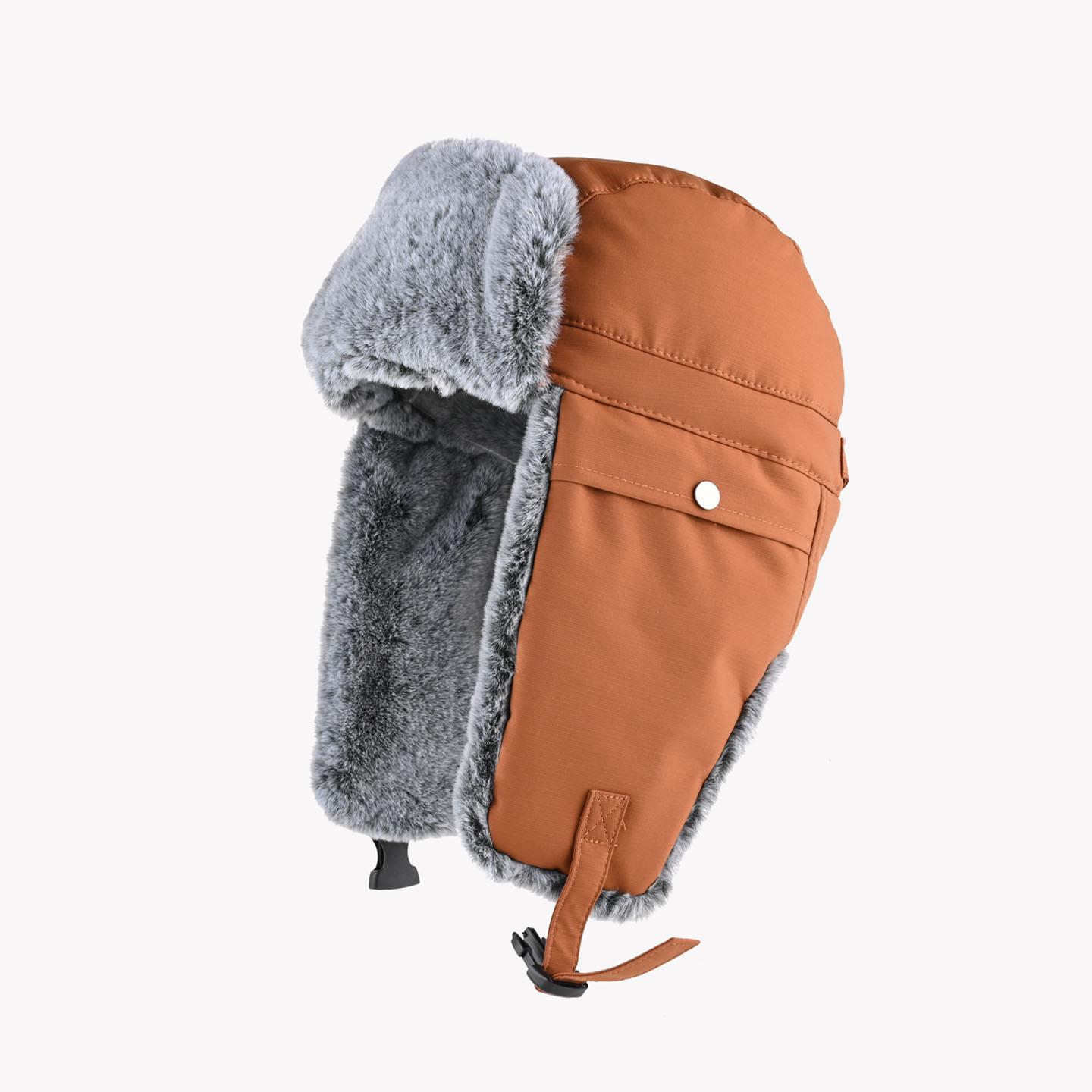 Шапка мужская зимняя бархатная утолщенная шапка женская теплая и ветрозащитная для катания на лыжах, езды на электромобиле, с защитой ушей, хлопковая шапка, тренд Average size (55-59cm)