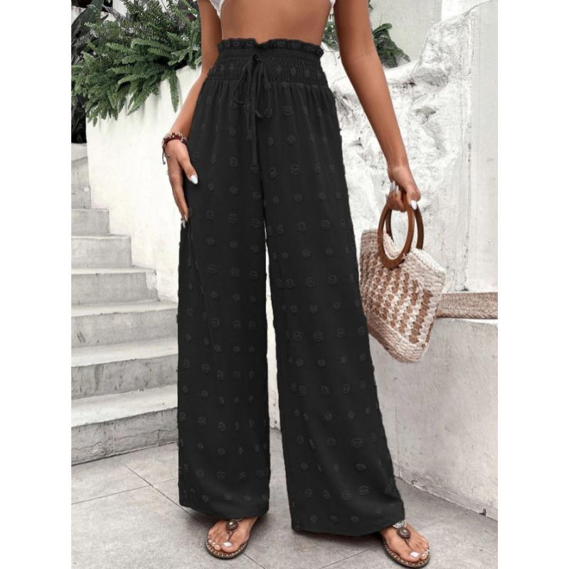 Новые женские повседневные брюки с высокой талией из жаккарда с широкими штанинами XL чёрный
Новые женские повседневные брюки с высокой талией из жаккарда с широкими штанинами XL чёрный