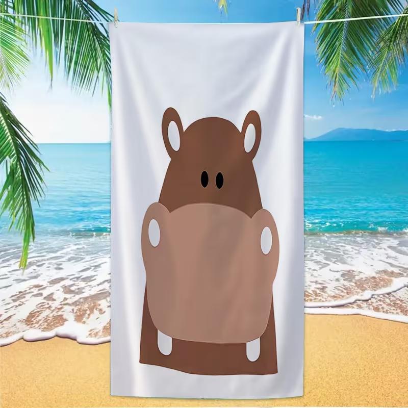 Cute Cartoon Hippopotamus Beach Towel Minimal Simple Animal Graphic Absorbent Quick Dry Soft Towel for Beach Swimming Pool W40*H60(CM)
Cute Cartoon Hippopotamus Beach Towel Minimal Simple Animal Graphic Absorbent Quick Dry Soft Towel for Beach Swimming Pool W40*H60(CM)