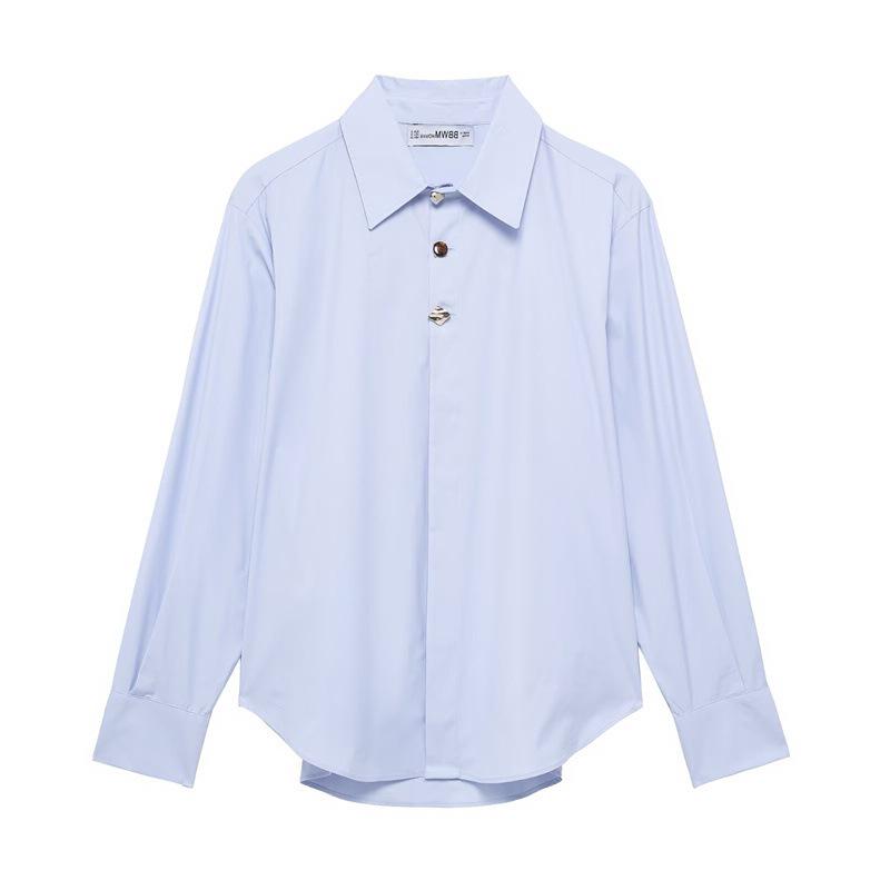 TAOP&ZA Women s Versatile Long Sleeve Button Poplin Shirt - Spring/Summer Collection Extra Small
TAOP&ZA Women s Versatile Long Sleeve Button Poplin Shirt - Spring/Summer Collection Extra Small