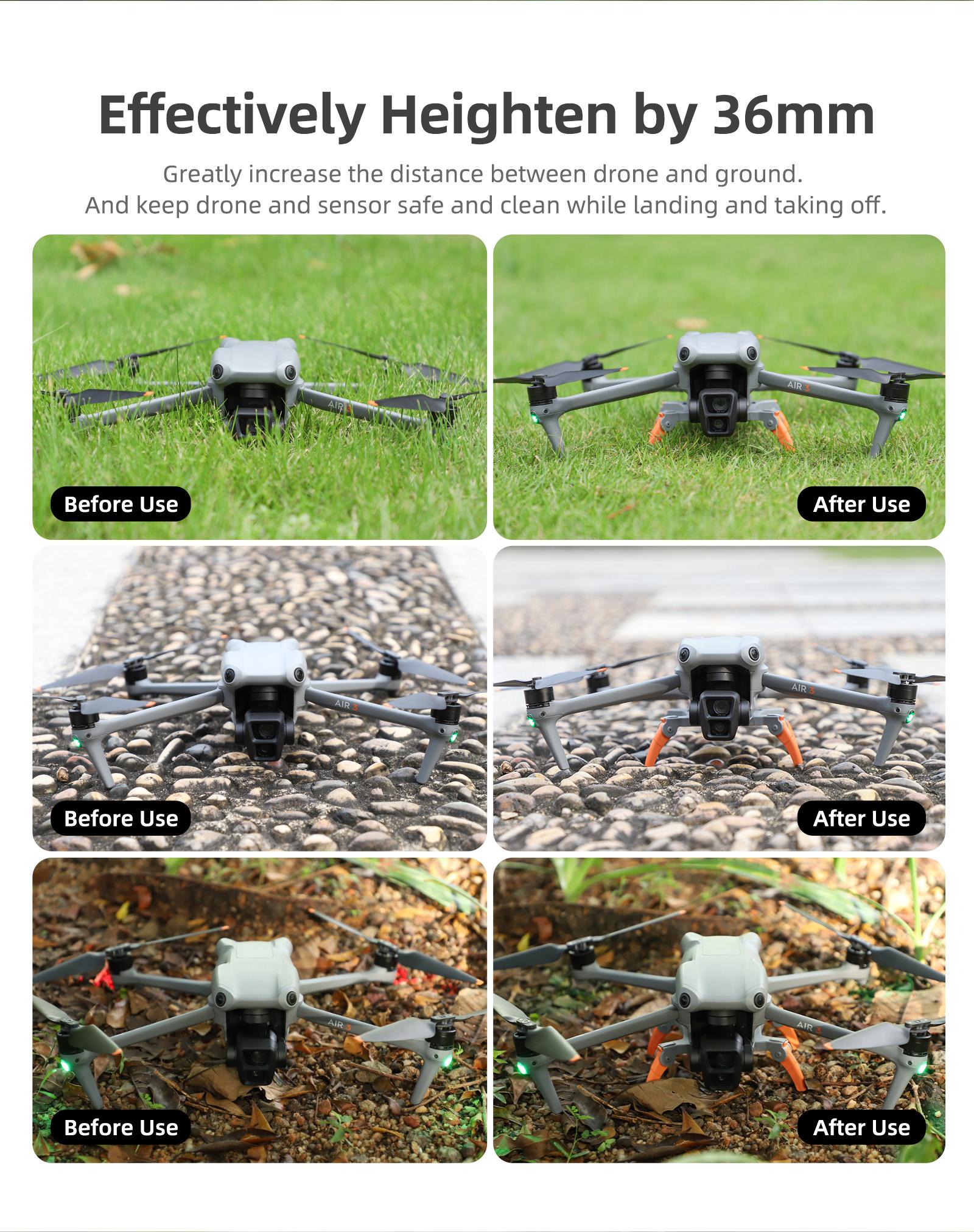 Landing Gear For DJI Air 3 Foldable Extension Support Legs Extender Protective Support Protector for DJI Air 3 Drone Accessories
Landing Gear For DJI Air 3 Foldable Extension Support Legs Extender Protective Support Protector for DJI Air 3 Drone Accessories