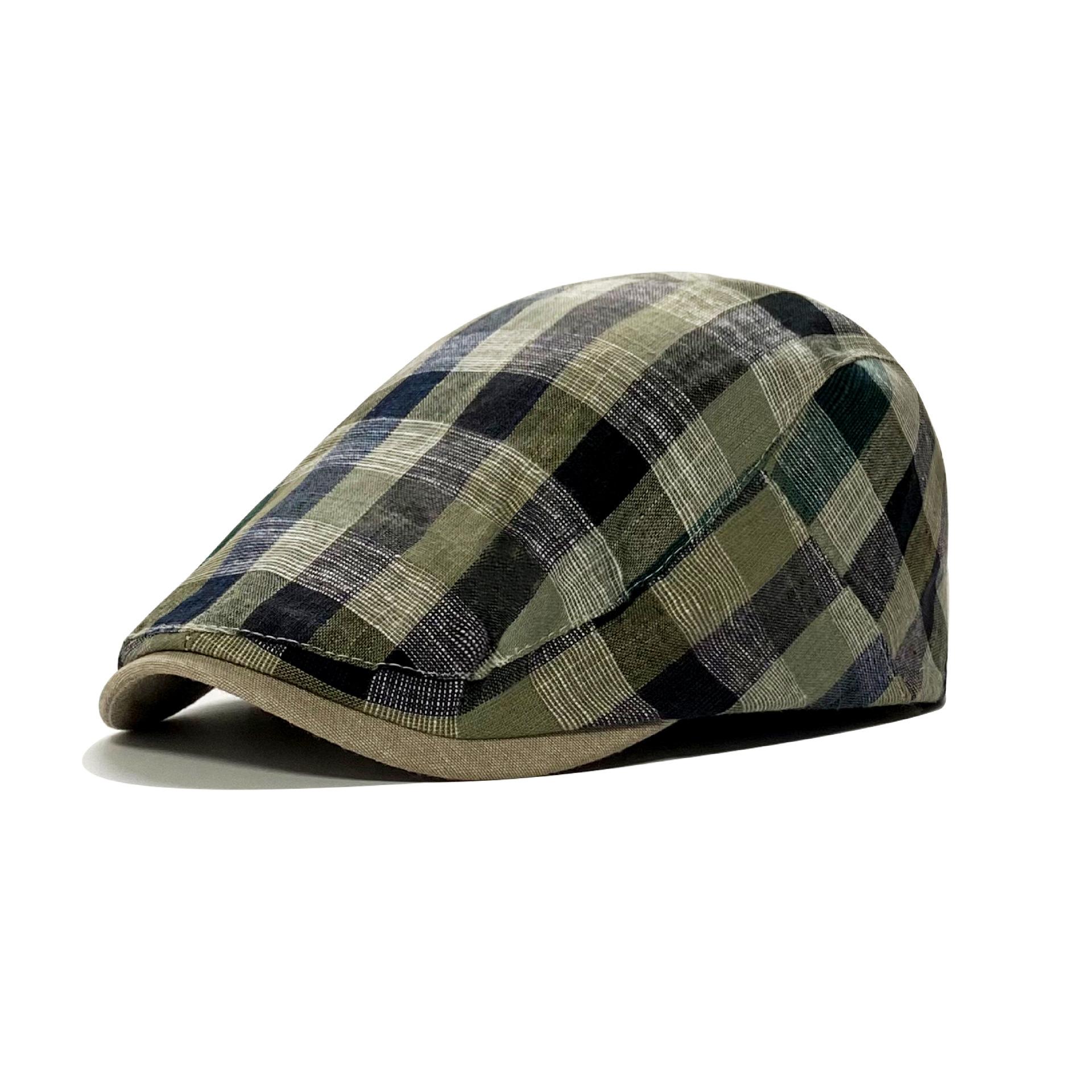 JYL TS DIY Plaid Beret Casual Newsboy Cap Outdoor Hat Cotton green_ колір візантії
JYL TS DIY Plaid Beret Casual Newsboy Cap Outdoor Hat Cotton green_ колір візантії