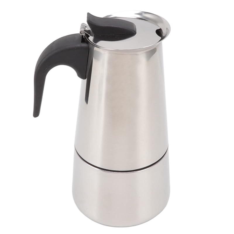 Food grade portable coffee maker, stainless steel coffee pot, stainless steel double bottom espresso coffee machine for home and outdoor camping
Food grade portable coffee maker, stainless steel coffee pot, stainless steel double bottom espresso coffee machine for home and outdoor camping