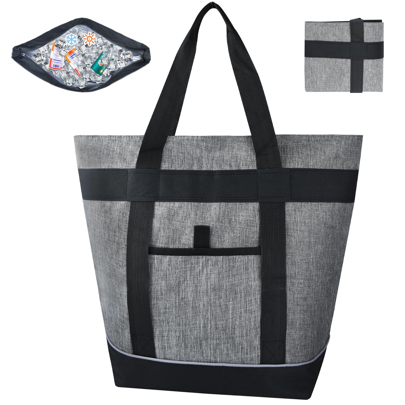 Athvcht Cooler Large Cooler Shopping Cooler Large Tote 4 Layer Cold Heat Lunch Eco Easy to Carry Bag, Емкость, 30 л, Отдельно стоящий, Складной, Сумка,
Athvcht Cooler Large Cooler Shopping Cooler Large Tote 4 Layer Cold Heat Lunch Eco Easy to Carry Bag, Емкость, 30 л, Отдельно стоящий, Складной, Сумка,