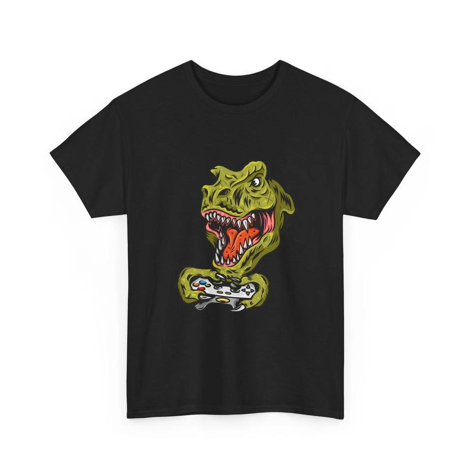 T-Rex Controller Graphic Tee | Retro Gaming Dinosaur Shirt, Cool Animal T-Shirt S
T-Rex Controller Graphic Tee | Retro Gaming Dinosaur Shirt, Cool Animal T-Shirt S