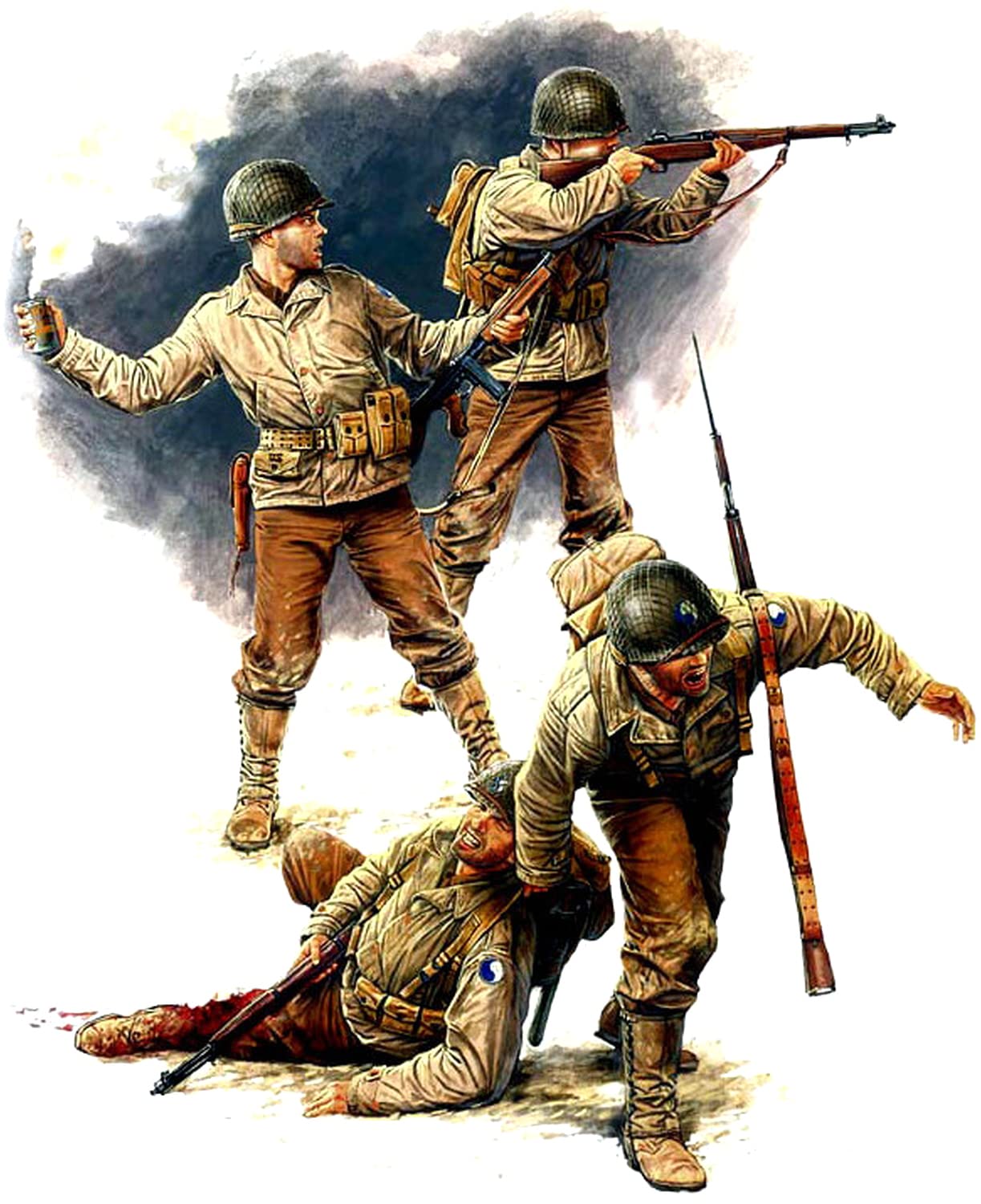 Master Box US Infantrymen Rescuing Wounded June Set of 4 Plastic MB35021 1/35 Soldiers, 1944, Models,
Master Box US Infantrymen Rescuing Wounded June Set of 4 Plastic MB35021 1/35 Soldiers, 1944, Models,