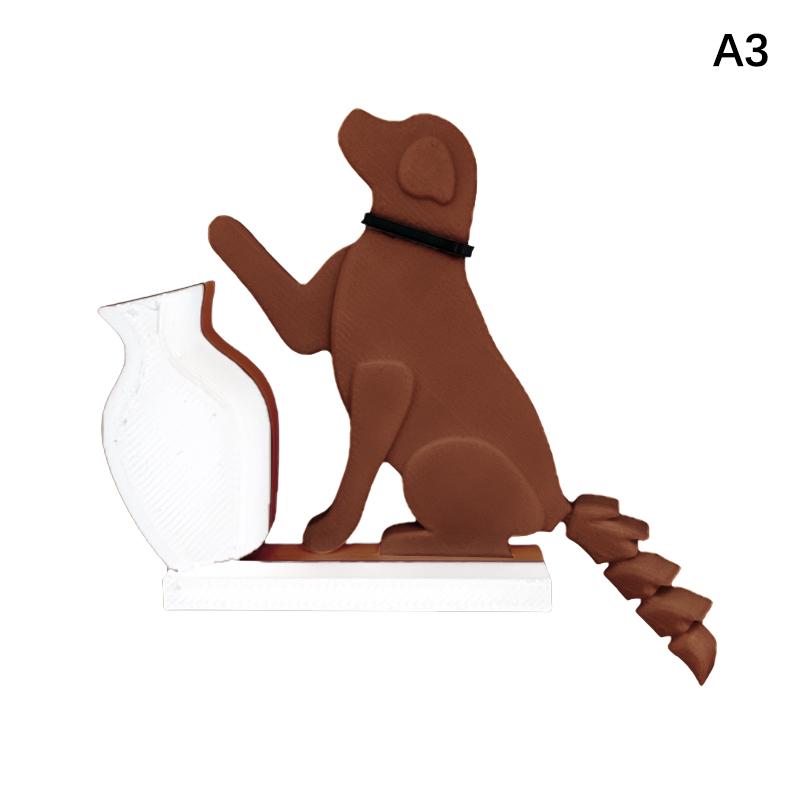 Dog Pushing Vase Decor Fridge Magnet Dog Cat Animal Whisker Collection & Memorial Box Home Office Ornament Perfect Gift A3
Dog Pushing Vase Decor Fridge Magnet Dog Cat Animal Whisker Collection & Memorial Box Home Office Ornament Perfect Gift A3